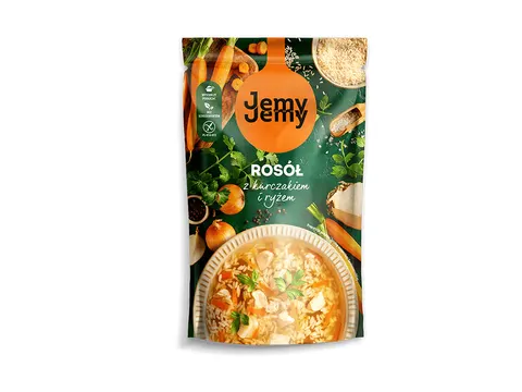 Jemy Rosół z kurczakiem i ryżem 450g