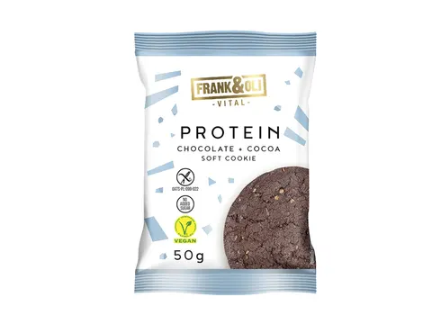Ciastko proteinowe Brownie Czekolada Kakao bezglutenowe 50g Frank&Oli