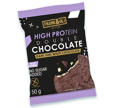 CIASTKO PROTEINOWE- PODWÓJNA CZEKOLADA FRANK&OLI