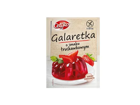 Celiko Galaretka o smaku truskawkowym 75g