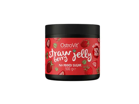 OstroVit Owoce w żelu 500g truskawka - Strawberry Jelly