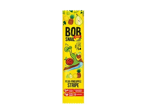 Przekąska gruszka-ananas bez dodatku cukrów 14g BOB SNAIL