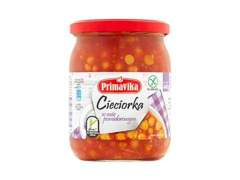 Primavika Cieciorka w sosie pomidorowym 440g