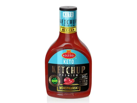 Roleski Ketchup meksykański premium keto 425g