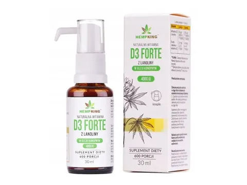 HEMPKING Witamina D3 Forte w kroplach 30ml