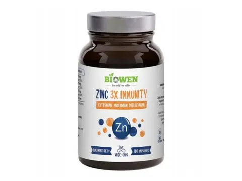 Biowen Cynk Complex Zinc 3x immunity 100 kapsułek