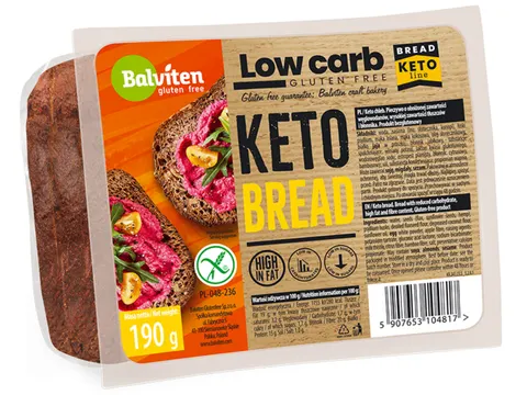 Chleb Bezglutenowy Keto 190g - Balviten
