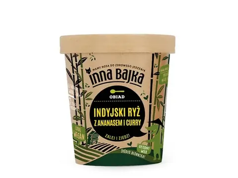 INNA BAJKA Danie indyjski ryż z ananasem i curry 55g