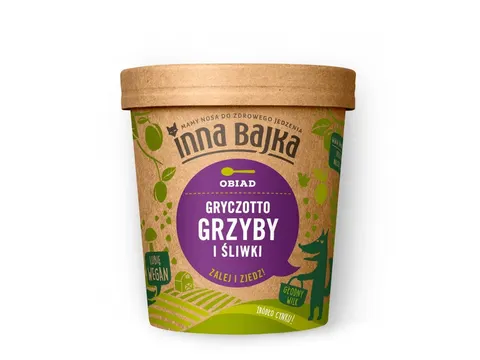 INNA BAJKA Danie obiadowe GRYCZOTTO grzyby i śliwki 70g