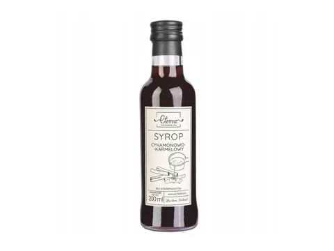Syrop cynamonowo- karmelowy 200ml ETERNO
