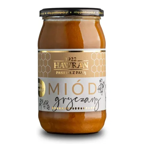 Hawran Miód gryczany 1050g
