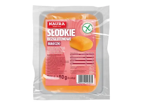 Naura Bułeczki bezglutenowe słodkie 80g
