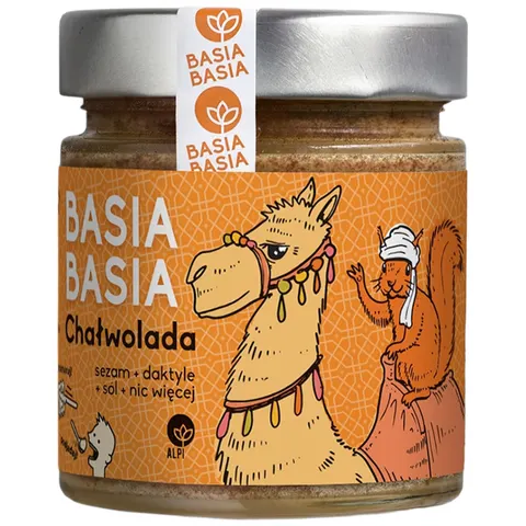BASIA Krem sezamowo-daktylowy Chałwolada 210g