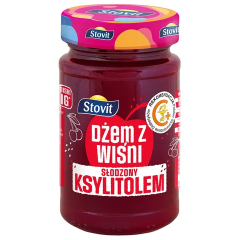 Stovit Dżem wiśniowy słodzony ksylitolem 250g
