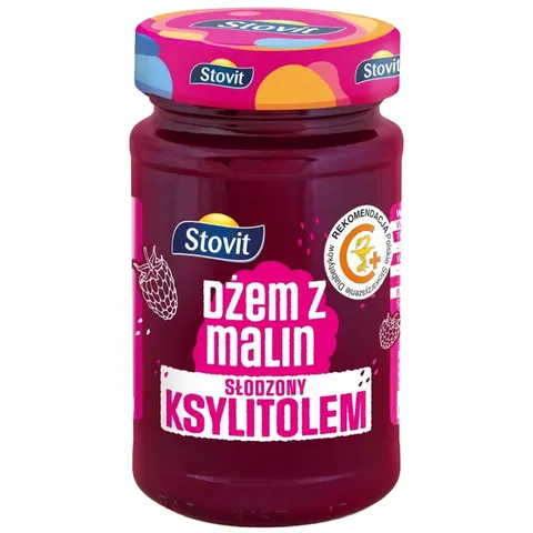 Stovit Dżem malinowy słodzony ksylitolem 250g