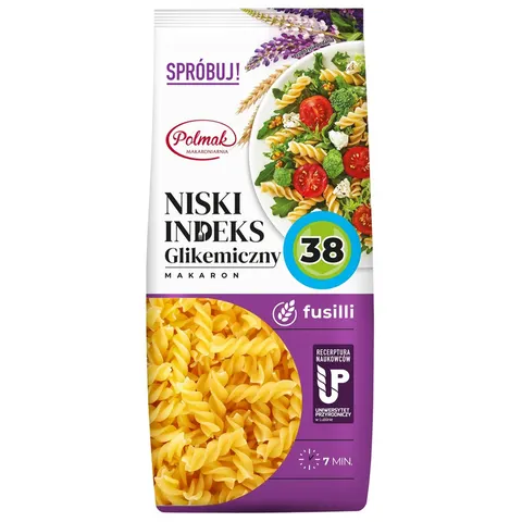 Polmak Makaron fusilli Niski indeks glikemiczny 250 g
