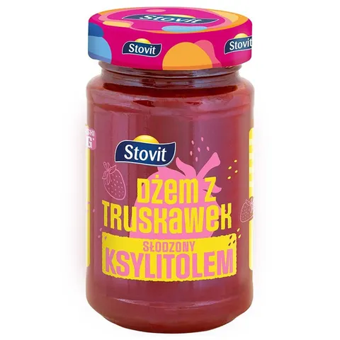 Stovit Dżem truskawkowy słodzony ksylitolem 250g