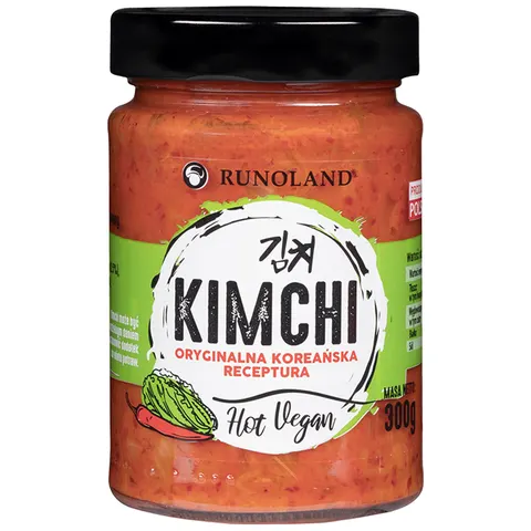 RUNOLAND Kimchi hot vegan tradycyjne 300g