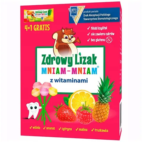 STARPHARMA Lizak WITAMINY zestaw 5 sztuk mix