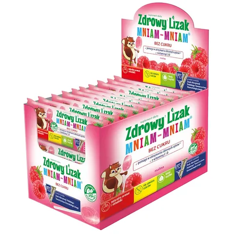 STARPHARMA Lizak malina display 40 szt