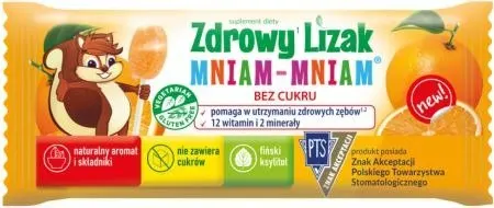 Zdrowy Lizak Mniam-Mniam Pomarańcza 6 g - Starpharma