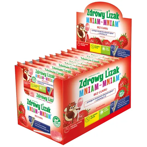 STARPHARMA Lizak truskawka display 40 szt