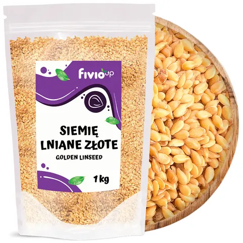 fivio Siemię lniane złote ziarno 1 kg