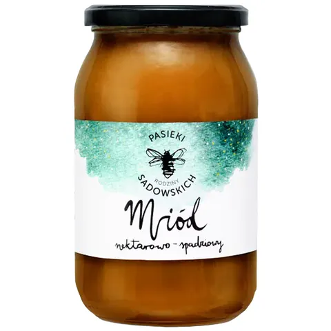 PASIEKI RODZINY SADOWSKICH Miód nektarowo-spadziowy 1200g