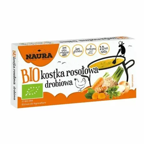 KOSTKA ROSOŁOWA DROBIOWA BIO 100G NAURA