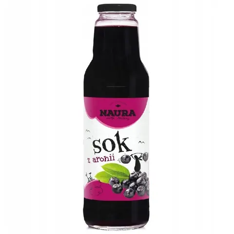 Naura Sok z aronii 750 ml