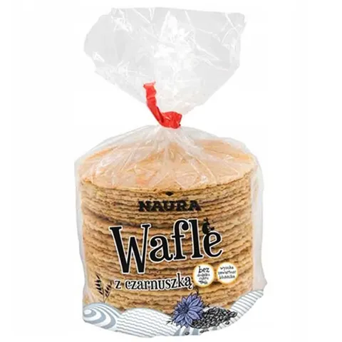 Naura Wafle z czarnuszką 100 g