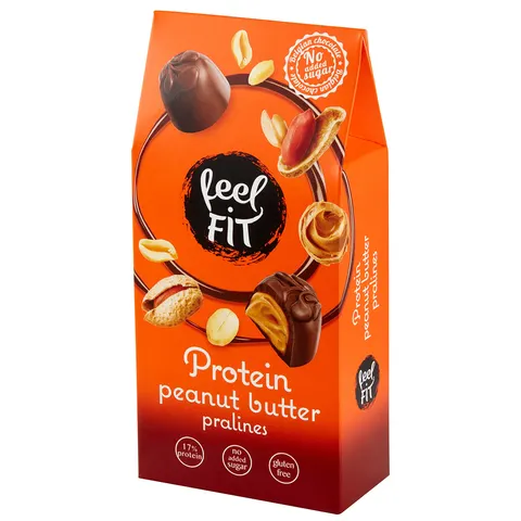 Feel FIT Praliny proteinowe z masłem orzechowym bdc 66g