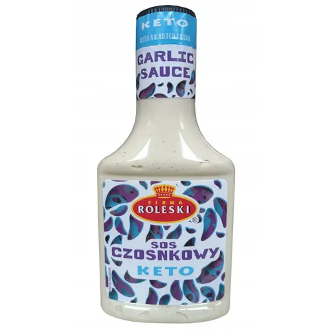 Roleski Sos czosnkowy keto 300g