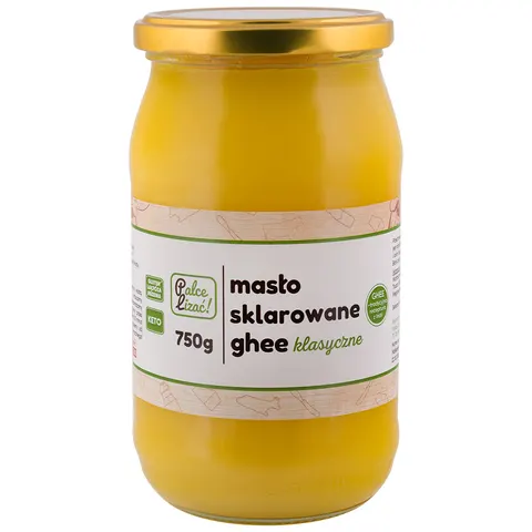 PALCE LIZAĆ Masło sklarowane ghee klasyczne 750g