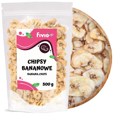 fivio Chipsy bananowe 500 g