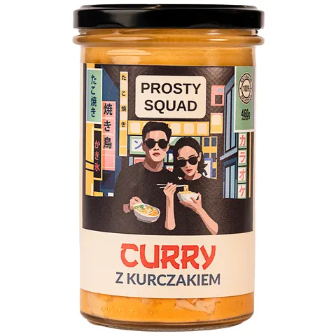 PROSTY SQUAD Curry z kurczakiem 460g