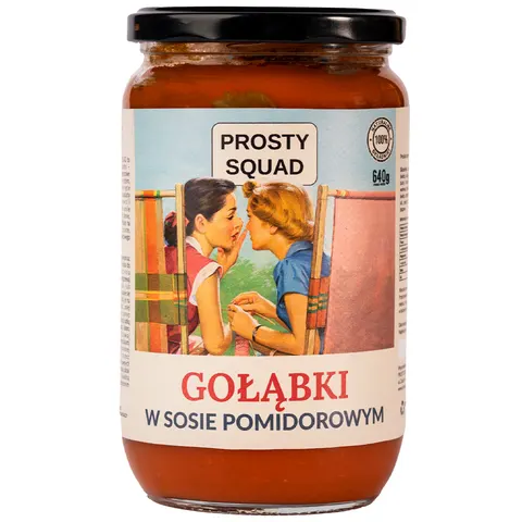PROSTY SQUAD Gołąbki w sosie pomidorowym 640g