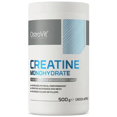 OSTROVIT Monohydrat Kreatyny - smak zielonego jabłka (500 g)