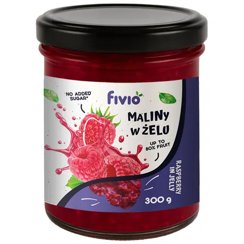 fivio Owoce w żelu - malina 300g