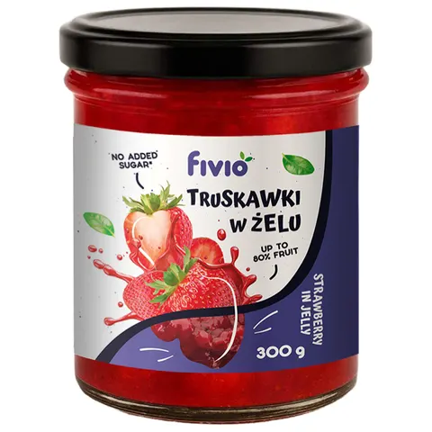 fivio Owoce w żelu - truskawka 300g