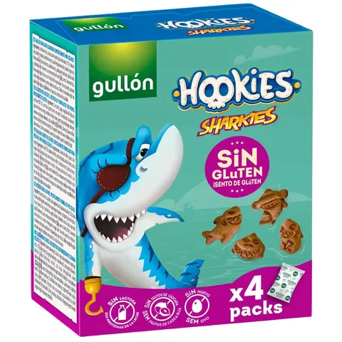 Gullón Ciasteczka Sharkies bezglutenowe 4 x 40 g