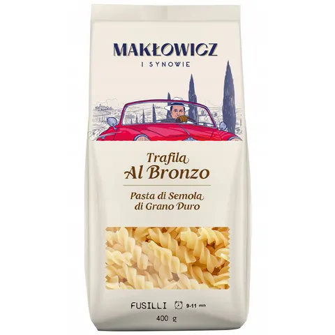 MAKŁOWICZ I SYNOWIE Makaron Fusilli 400 G