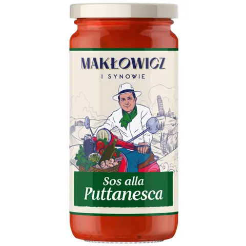 MAKŁOWICZ I SYNOWIE Sos puttanesca 400g