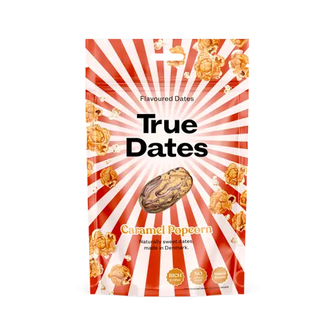 DAKTYLE TRUE DATES CARAMEL POPCORN 100G