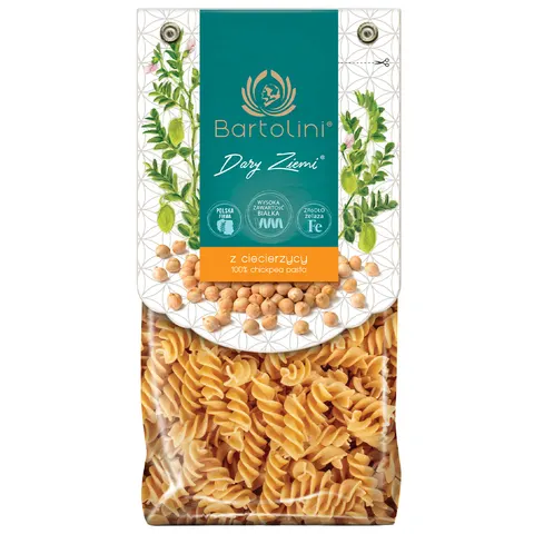 Bartolini Makaron z ciecierzycy świderki nr 2 250 g
