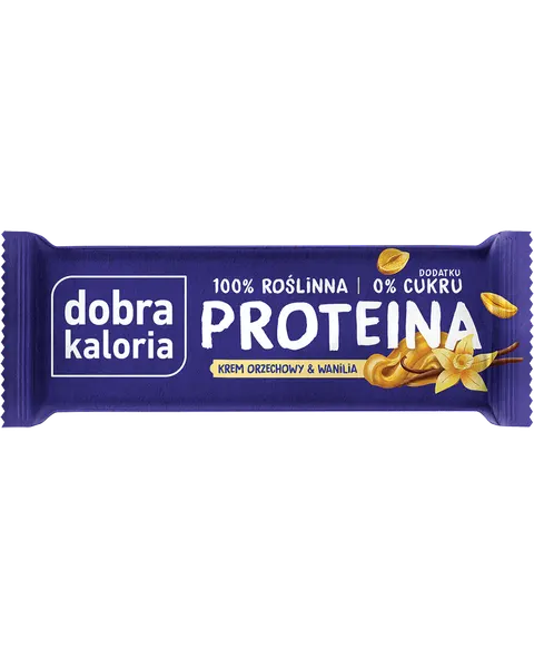 Baton Proteina Krem Orzechowy & Wanilia 45g - Dobra Kaloria