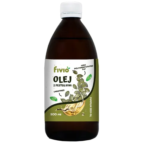 fivio Olej z pestek dyni zimnotłoczony 500ml
