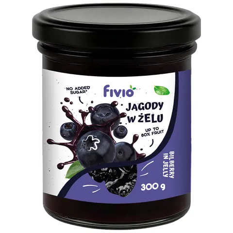 fivio Owoce w żelu - jagoda 300g