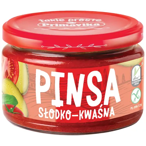 Primavika Salsa pinsa słodko kwaśna 180 g