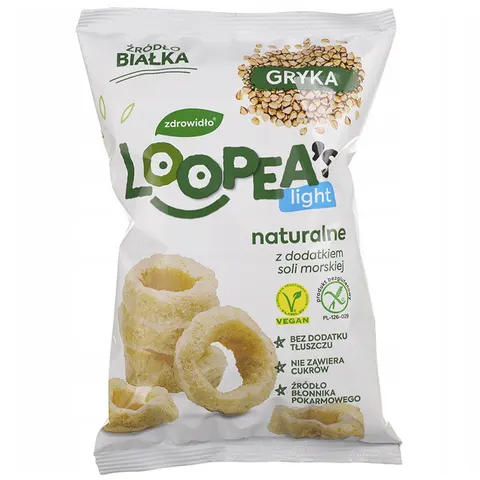 Loopea’s Chrupki z gryki z dodatkiem soli morskiej 42 g